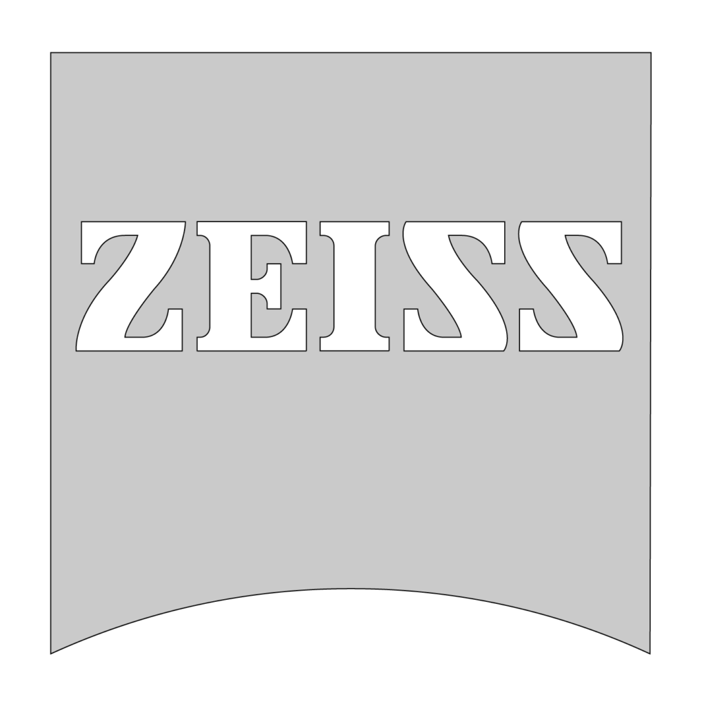 Zeiss brand partner logo representing advanced optical technology